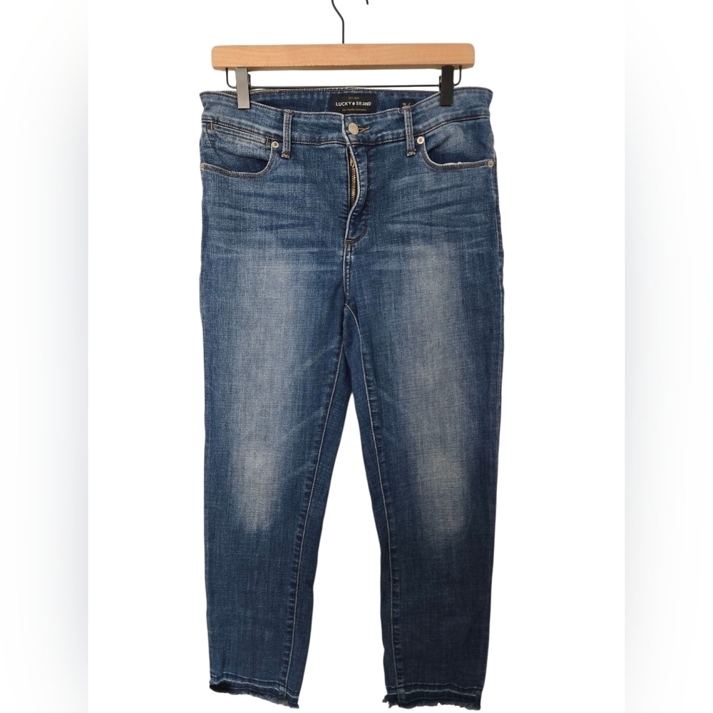 Lucky Brand Dark Blue Ankle Jeans Size 10/30